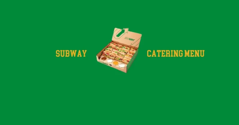 Subway Catering Menu 2025 | Fresh Options at Great Prices